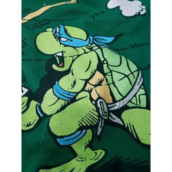 Vintage 1988 Teenage Mutant Ninja Turtles Kids Sweatpants‎ Sweatshirt Sweatsuit - Picture 5 of 10
